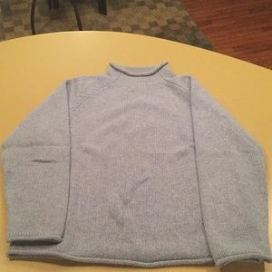 Men’s J Crew roll neck lambs wool sweater